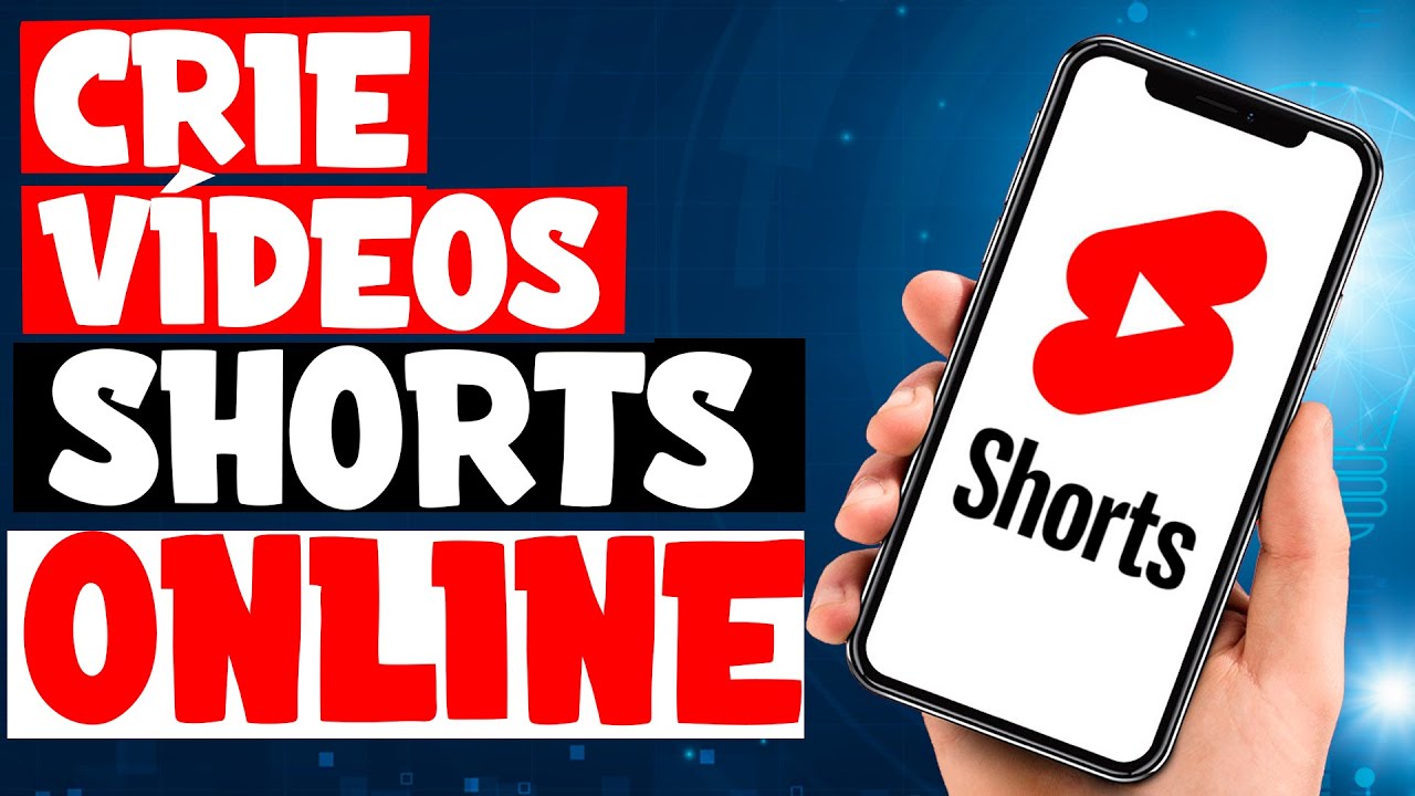 Como criar Vídeos Shorts ONLINE - Youtube Shorts