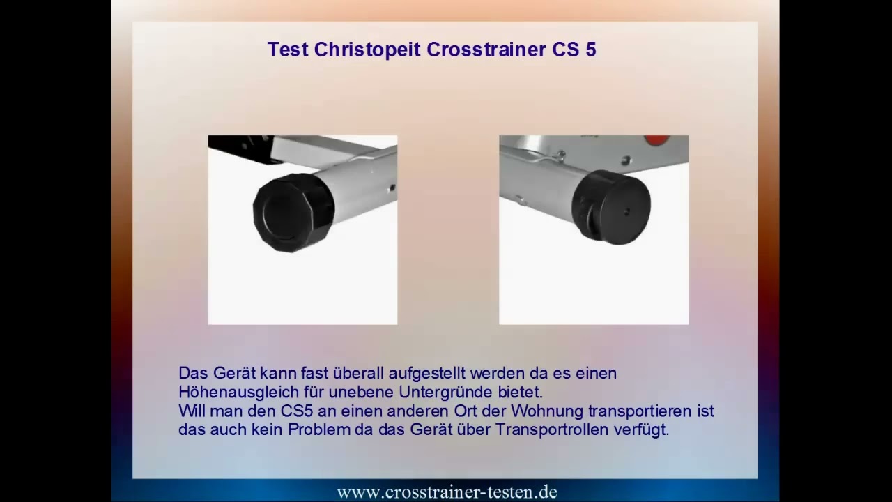 Test Crosstrainer Christopeit CS 5