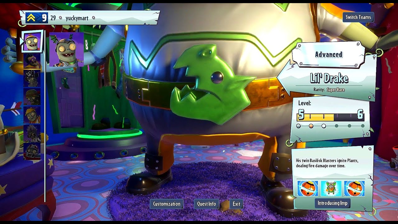 Plants vs Zombies Garden Warfare 2 | Lil´ Drake EndlessGiant | Boss Gameplay | Mod Download Link