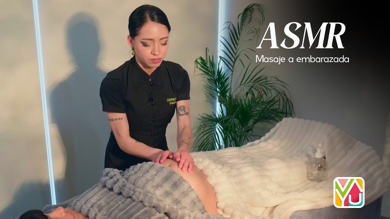 ASMR Masaje completo para Embarazadas PT 1💆‍♀️ | Terapia Relajante con Aceite de Cannabis Natural