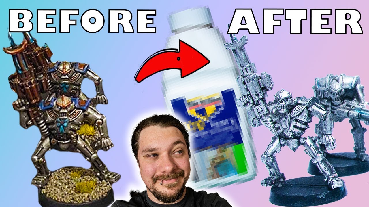 Stripping Plastic, Metal & Resin Miniatures BETTER Than BioStrip