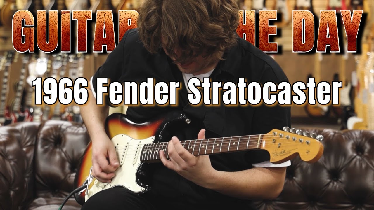 Fender Stratocaster Sunburst 1966 года | Гитара дня