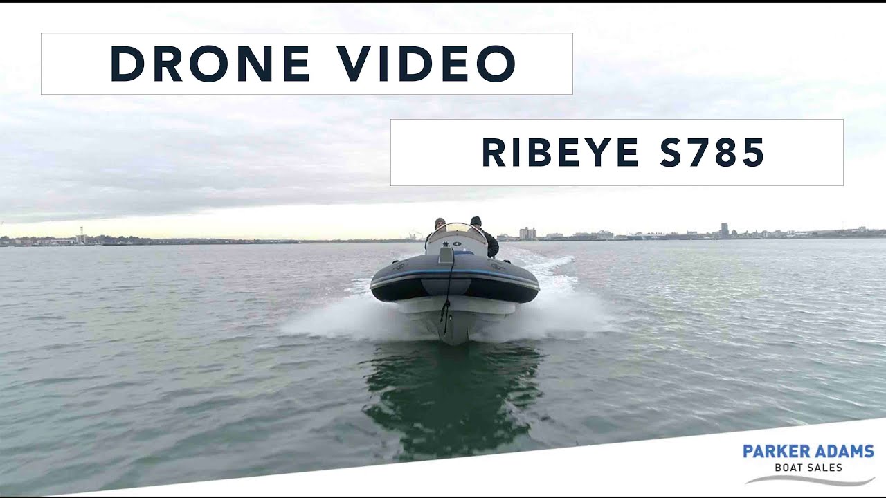 Ribeye S785 785 Drone Video - Boat for Sale - Yamaha 300HP - Solent Drone Footage
