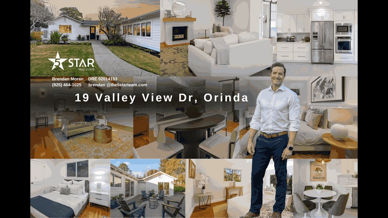 Inside a Beautiful, Fully Remodeled Orinda Home in a Prime Neighborhood