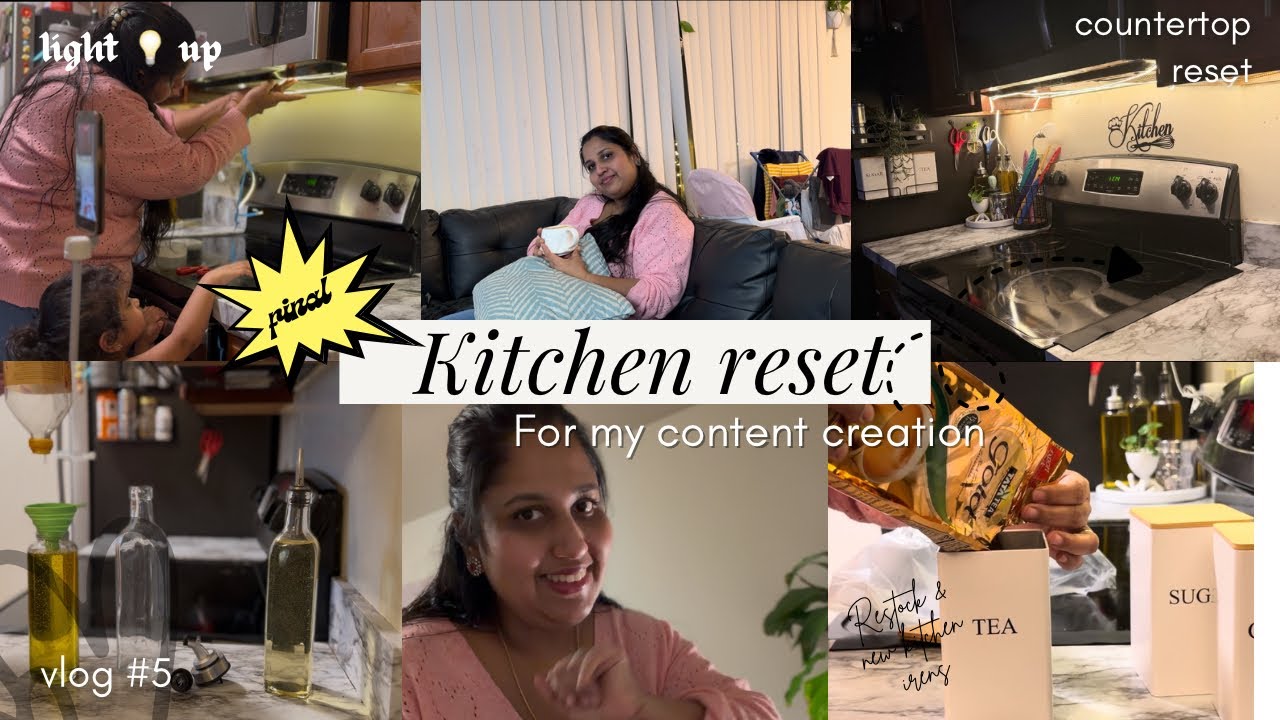 Kitchen makeover panniyaachu ✨My favorite Temu finds 💝#vlog #food 