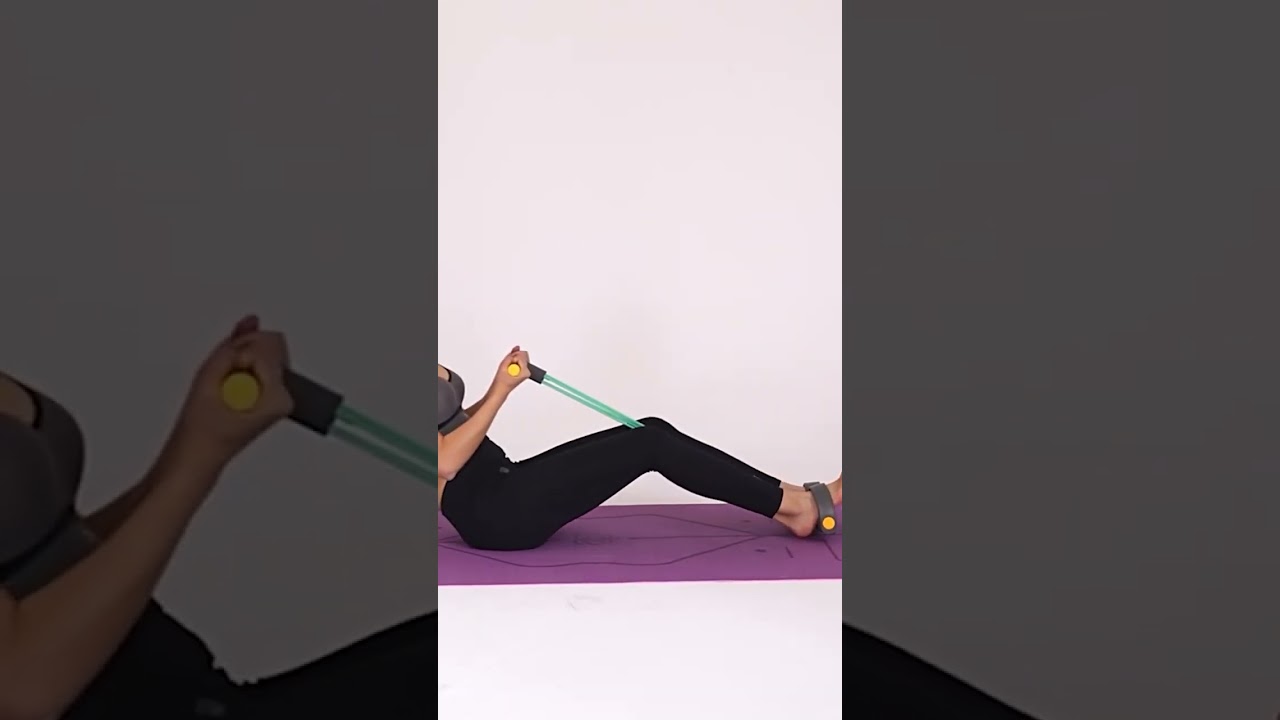 Get fit and stay healthy with the FitBandFlex&trade; Foot Pedal Resistance Bands!