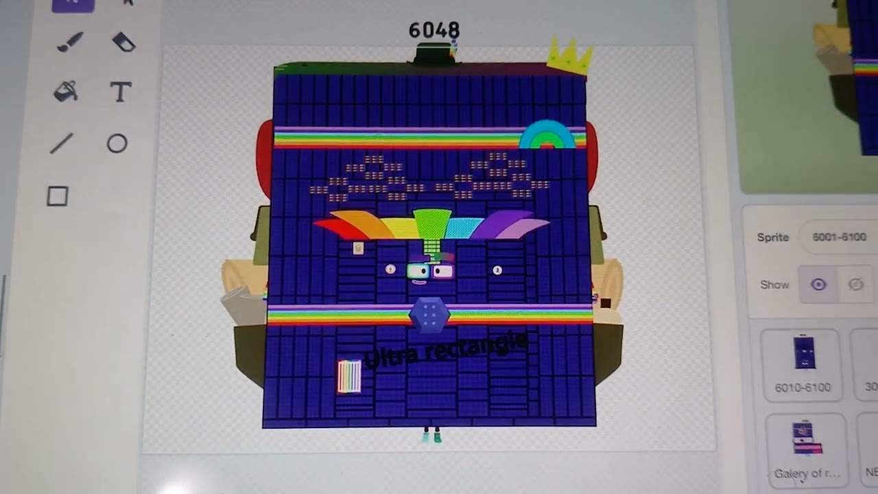Numberblocks sprite pack 6001-6100 W.I.P