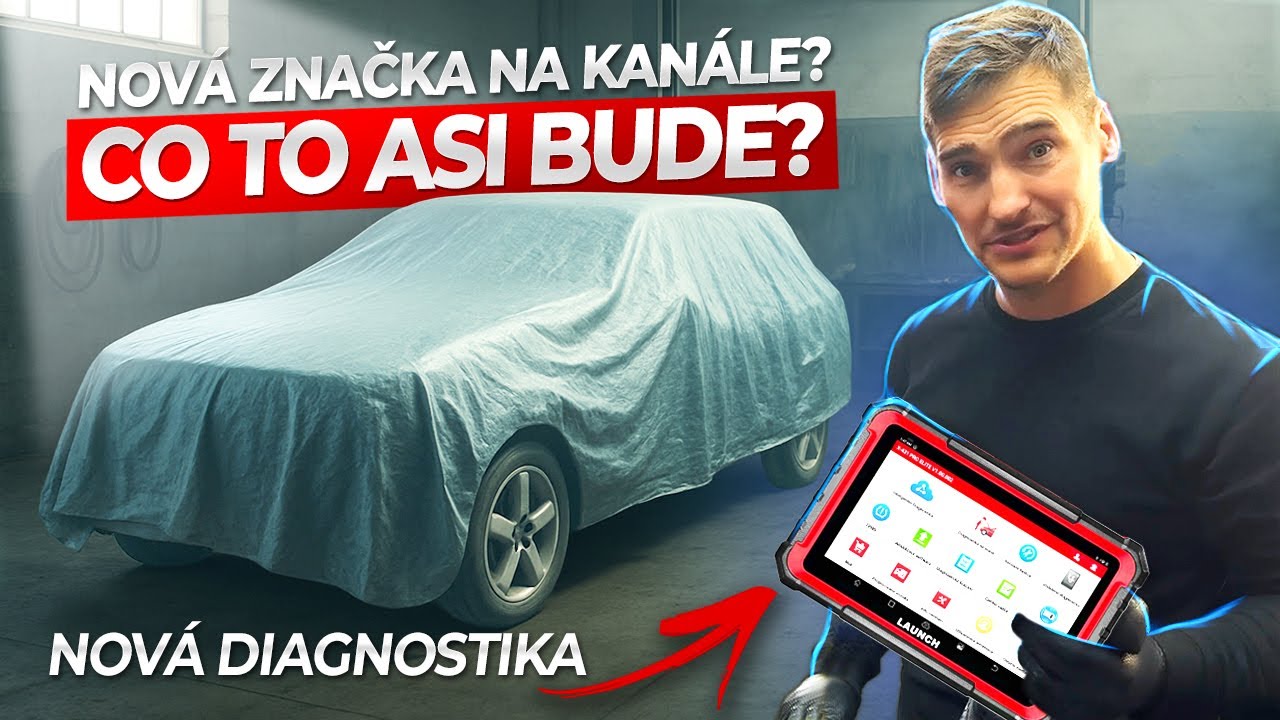 Co se skrývá pod plachtou? Nová značka na kanále! A také nová diagnostika.