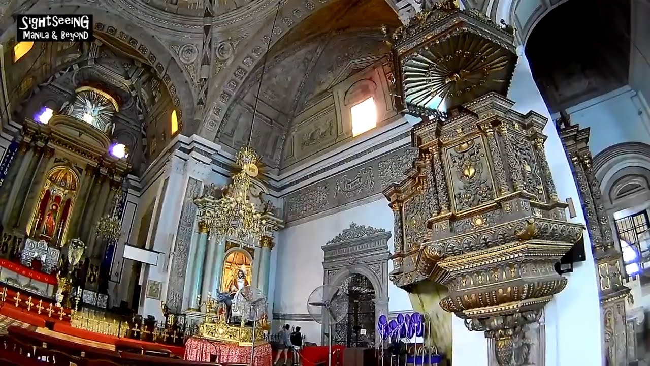 Inside San Agustin Church in Manila