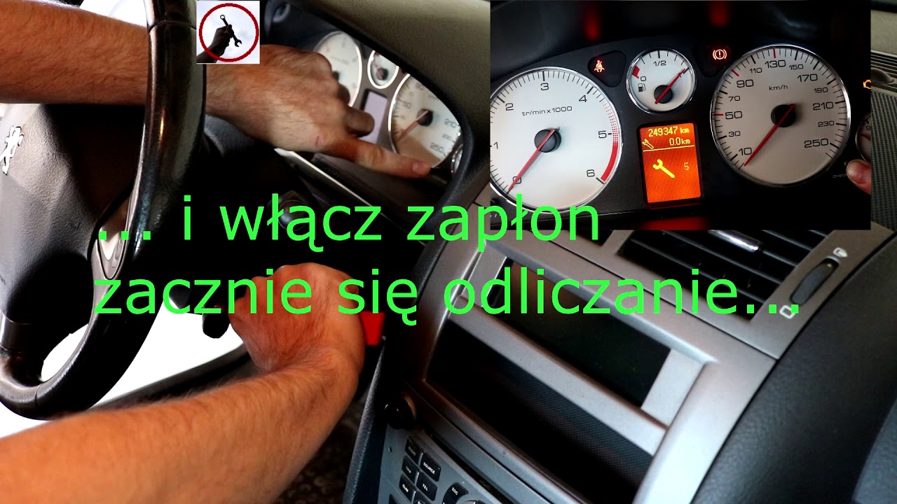 Kasowanie inspekcji Peugeot 407