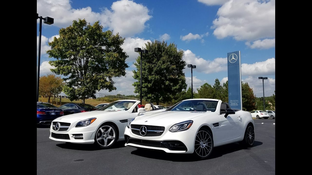 2017 SLC43 AMG and SLK350 Comparison