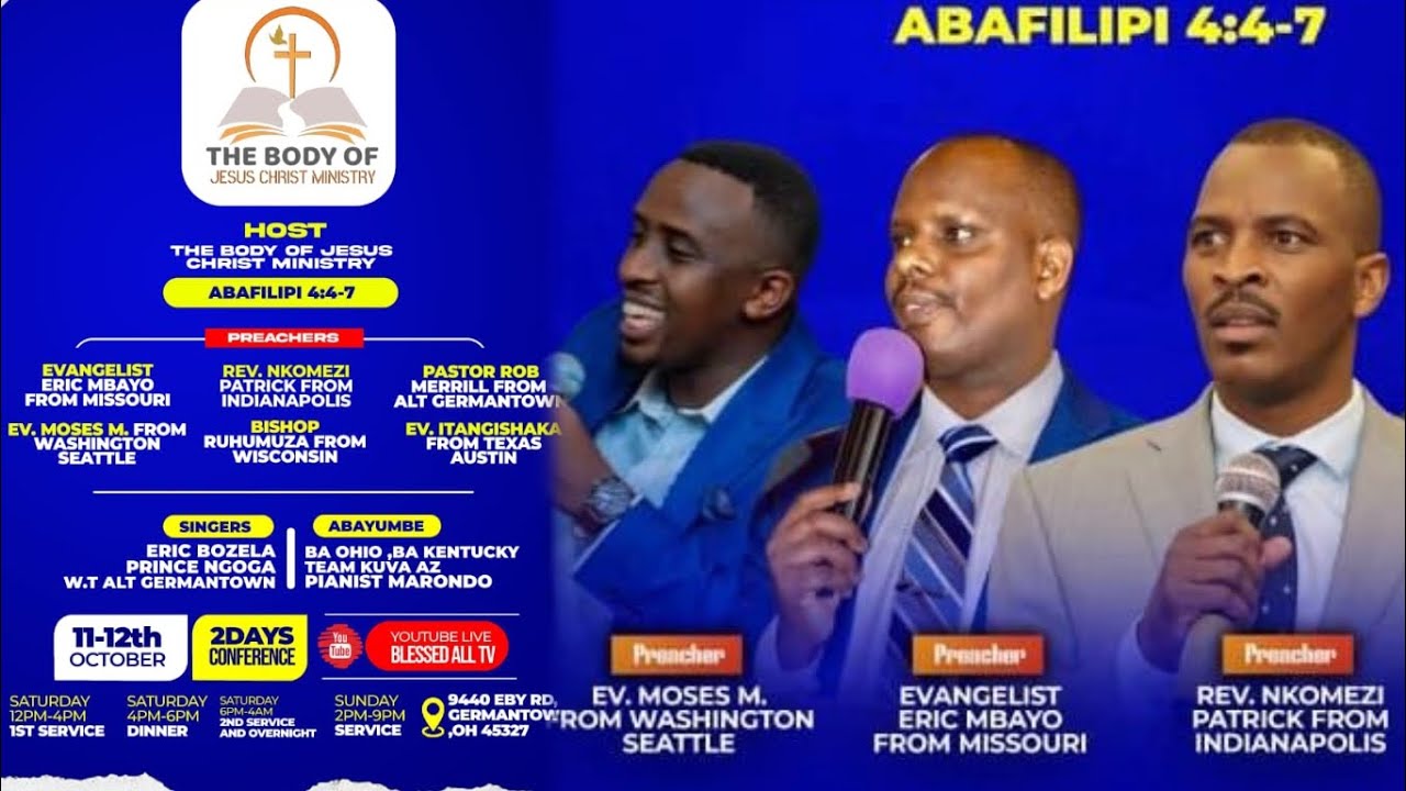 🛑 LIVE SECOND SERVICE & OVERNIGHT | 2 DAYS CONFERENCE-THE BODY OF JESUS CHRIST  MINISTRY 