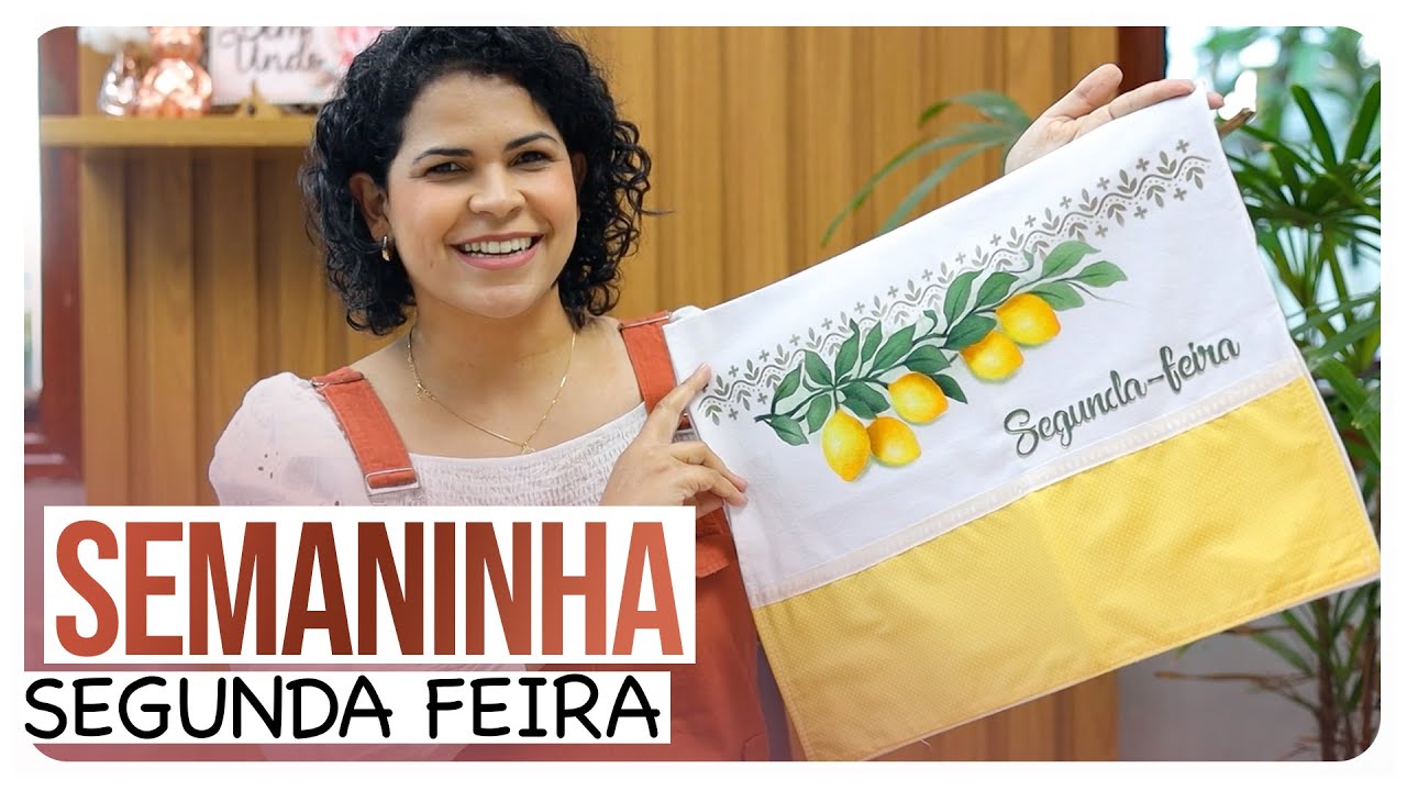 Vamos pintar uma semaninha com stencil