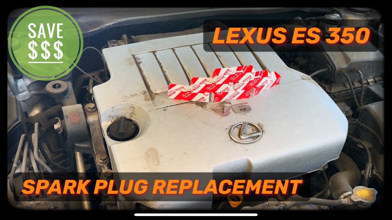 Lexus ES 350 Как заменить свечи зажигания 2012 - 2018 V6