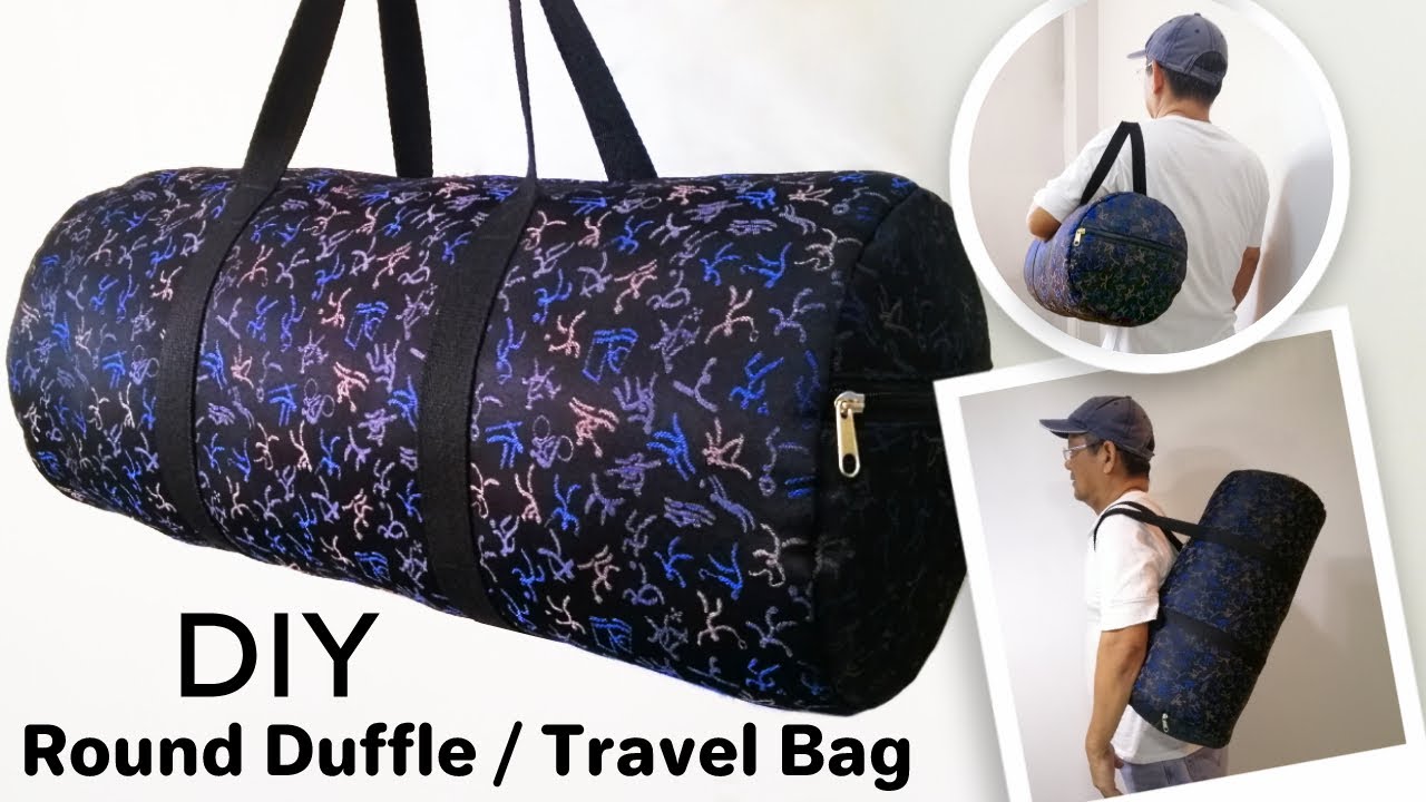 DIY | Round Duffle / Travel Bag