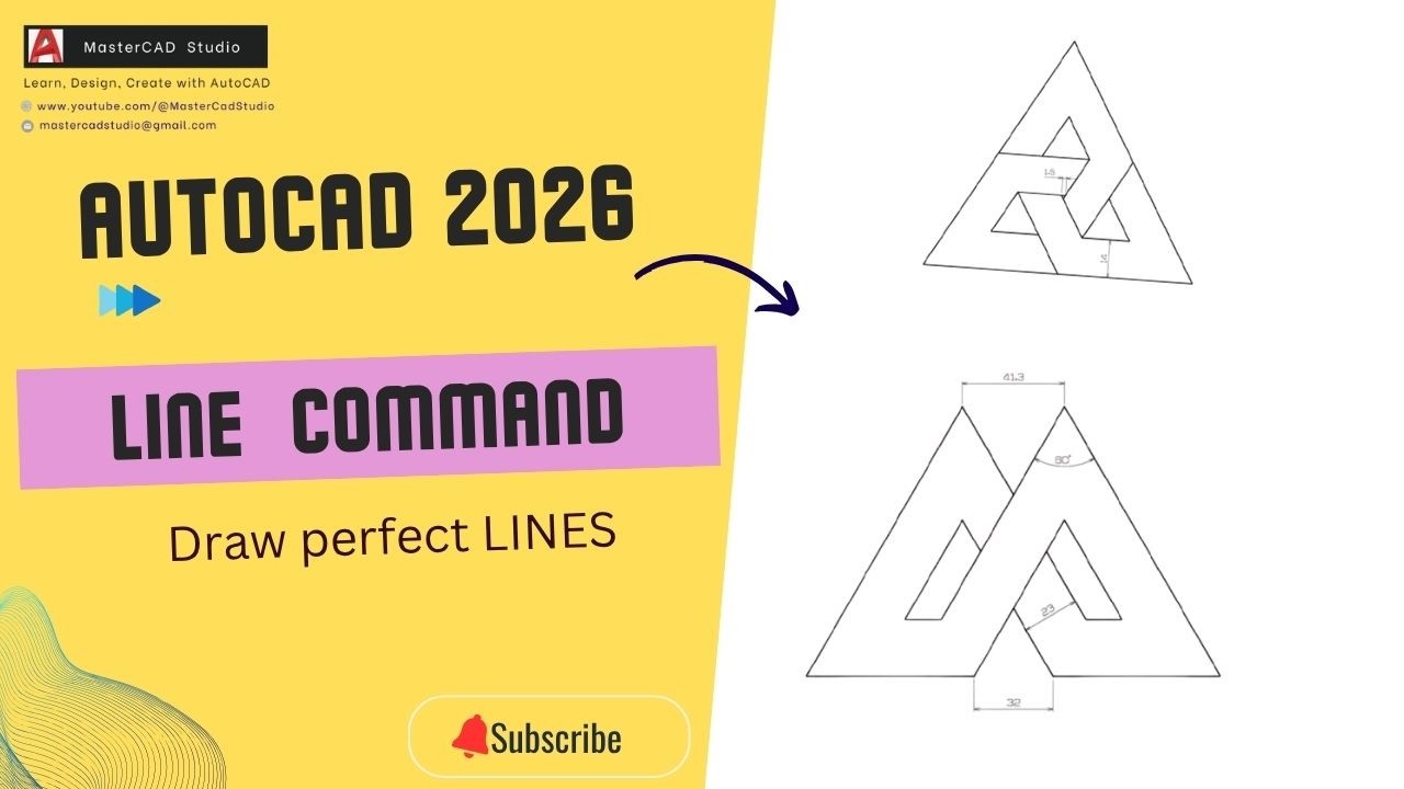AutoCAD Line Command Tutorial for Beginners | Draw Perfect Lines Step-by-Step (Hindi)