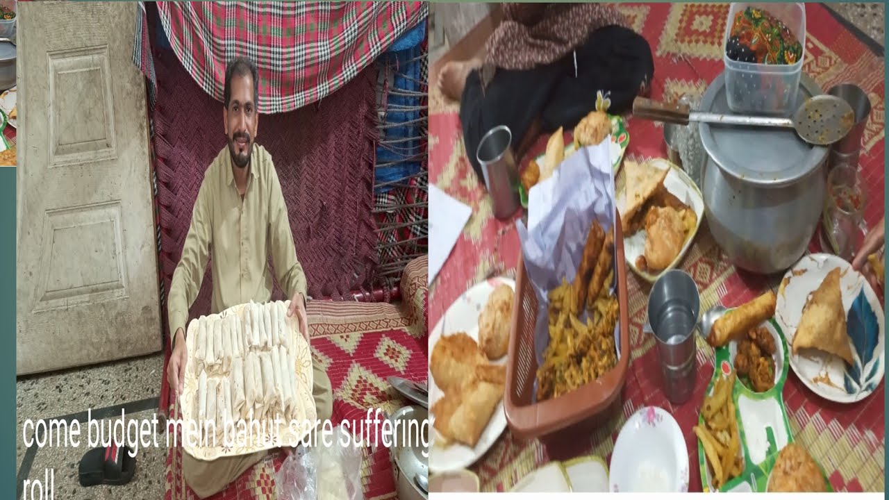 Kam budget mein bahut sare spring roll 🥐🥖