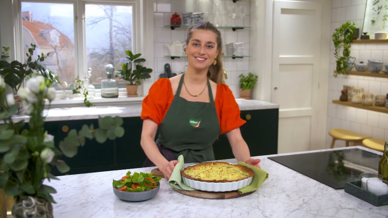 Kökets middag: Vegansk paj med ramslök och purjo - Köket