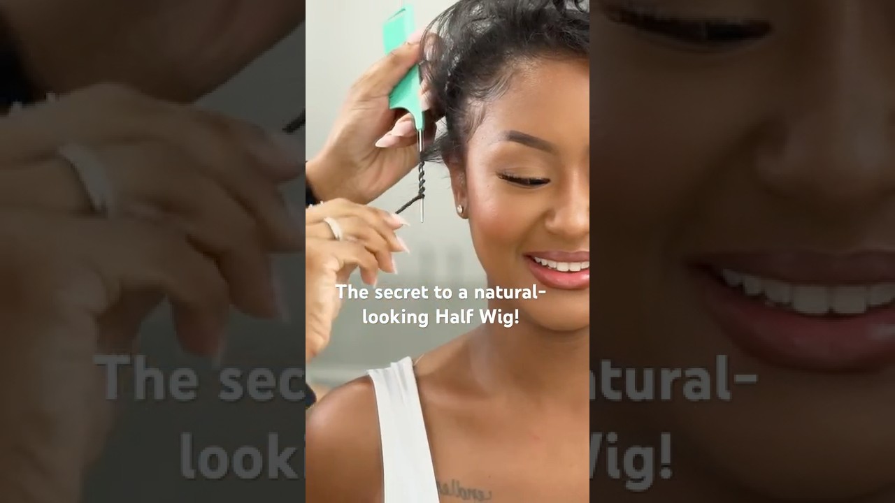 Half Wigs for Black Women | Easy Kinky Curly Half Wig Hairstyles & Leave Out Blending