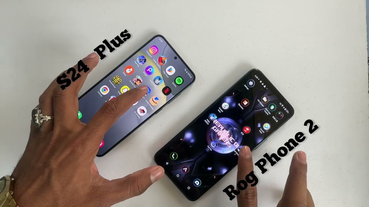 Samsung S24 Plus vs Asus Rog Phone 5 Pubg Test