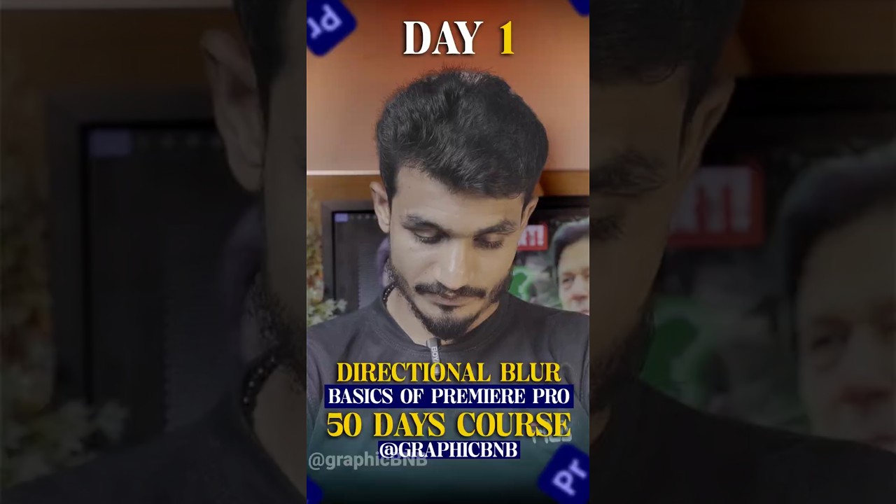 Directional blur in Premiere Pro | Day 1 #premierepro#adobe#effect#effects#editingtutorials#beginner