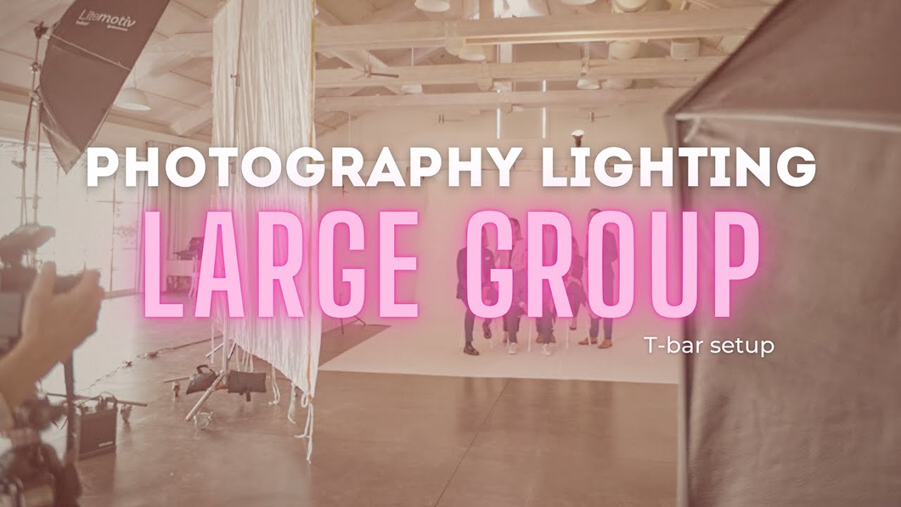 PHOTOGRAPHY LIGHTING - Large Group Photography - TUTORIAL | How-To  #photographylighting
