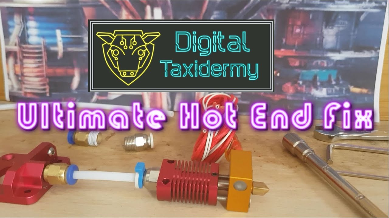Ultimate Hot End Fix for MK6 microswiss ender - stop clogs, save bowden tube 3D printing hack
