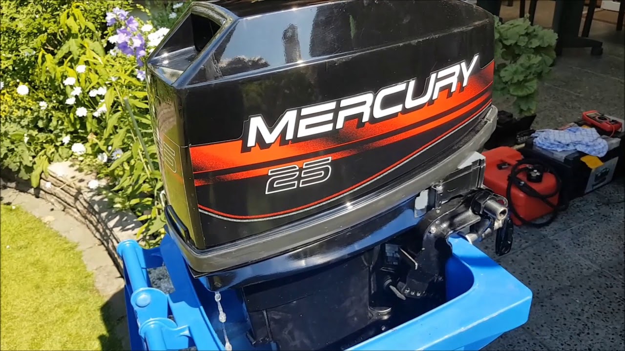 Schlauchboot Mein Mercury 25 MH