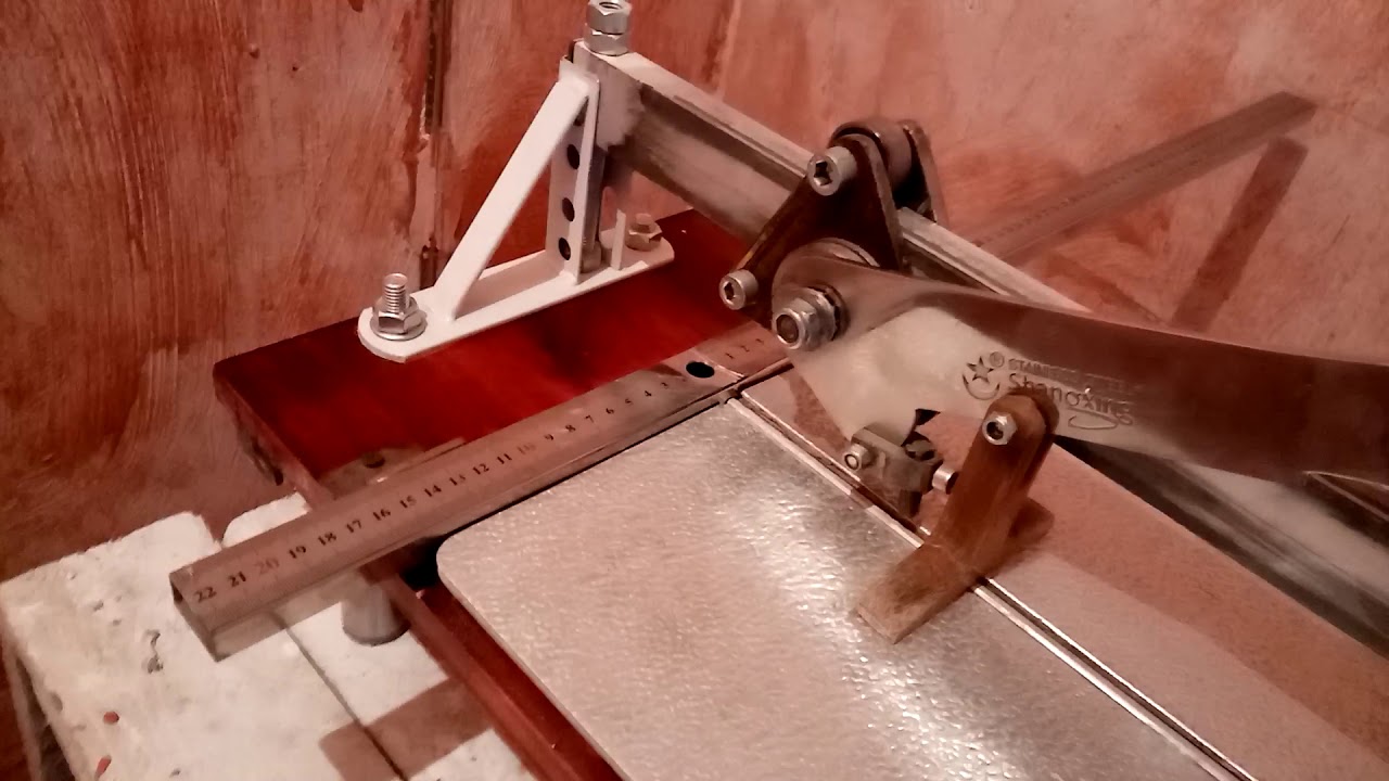 Плиткорез своими руками.DIY tile cutter.