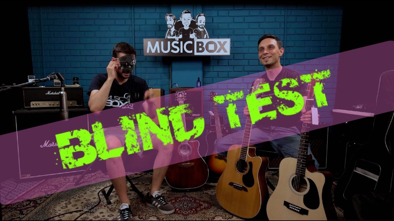 Slepi Test Ozvučenih Akustičnih Gitara