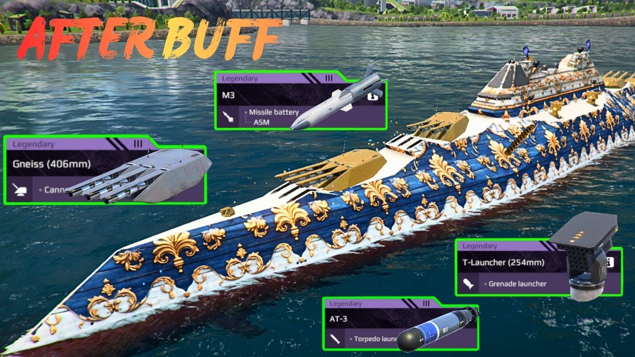 PAN SPATIAL TETON - AFTER BUFF 🔥 Burtal battleship ☠️- modern warships 
