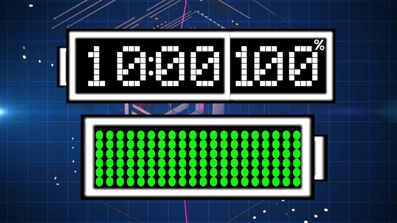 BCG 10 Minutes Countdown (Dot Matrix Battery Life) - Remix Tetris Kalinka 2 Versions Music