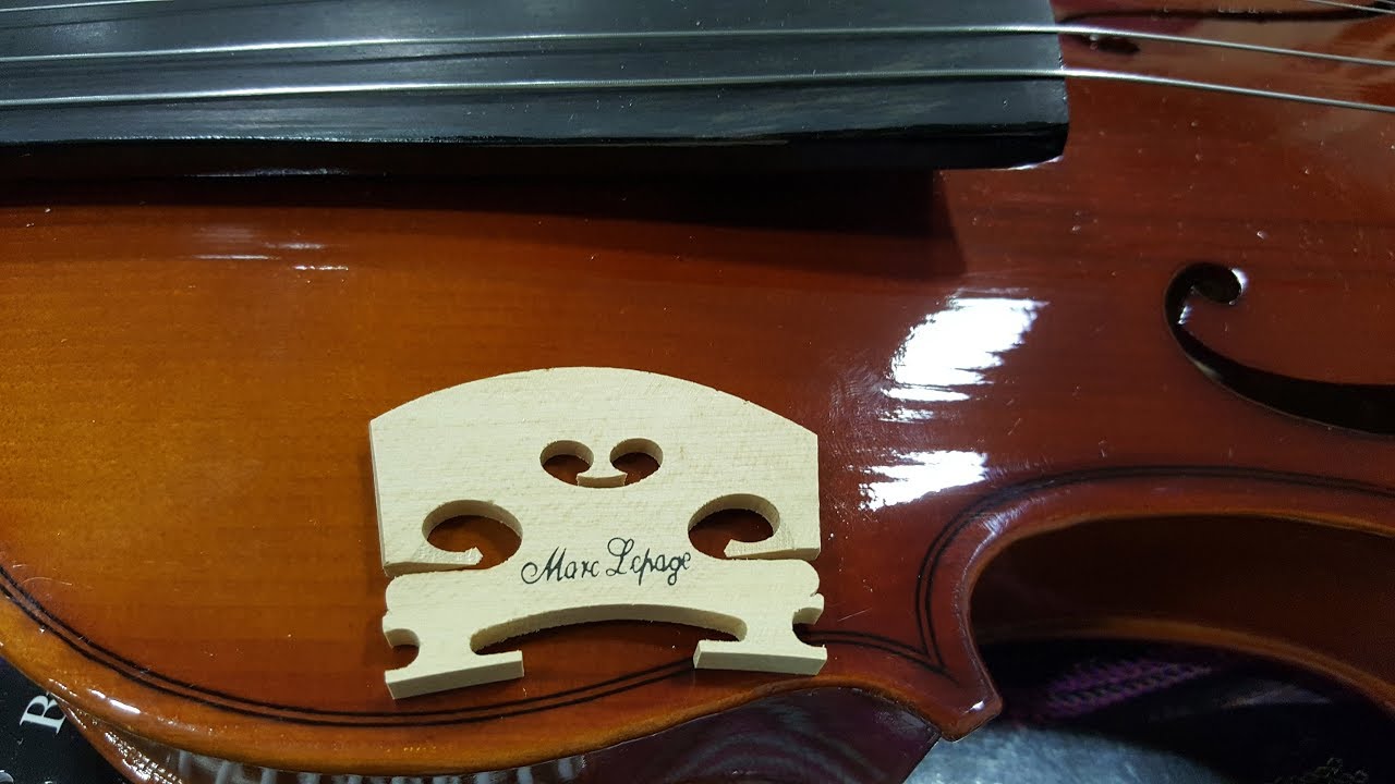 How to Set Up A Violin Bridge