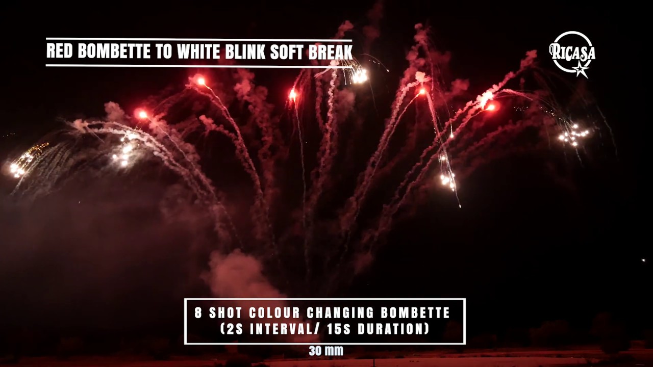 30mm Colour Changing Bombette - Ricasa Fireworks