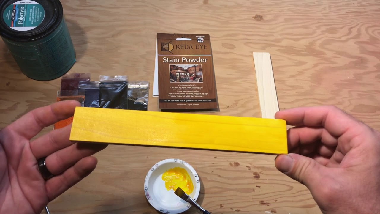 WOOD STAIN POWDERS