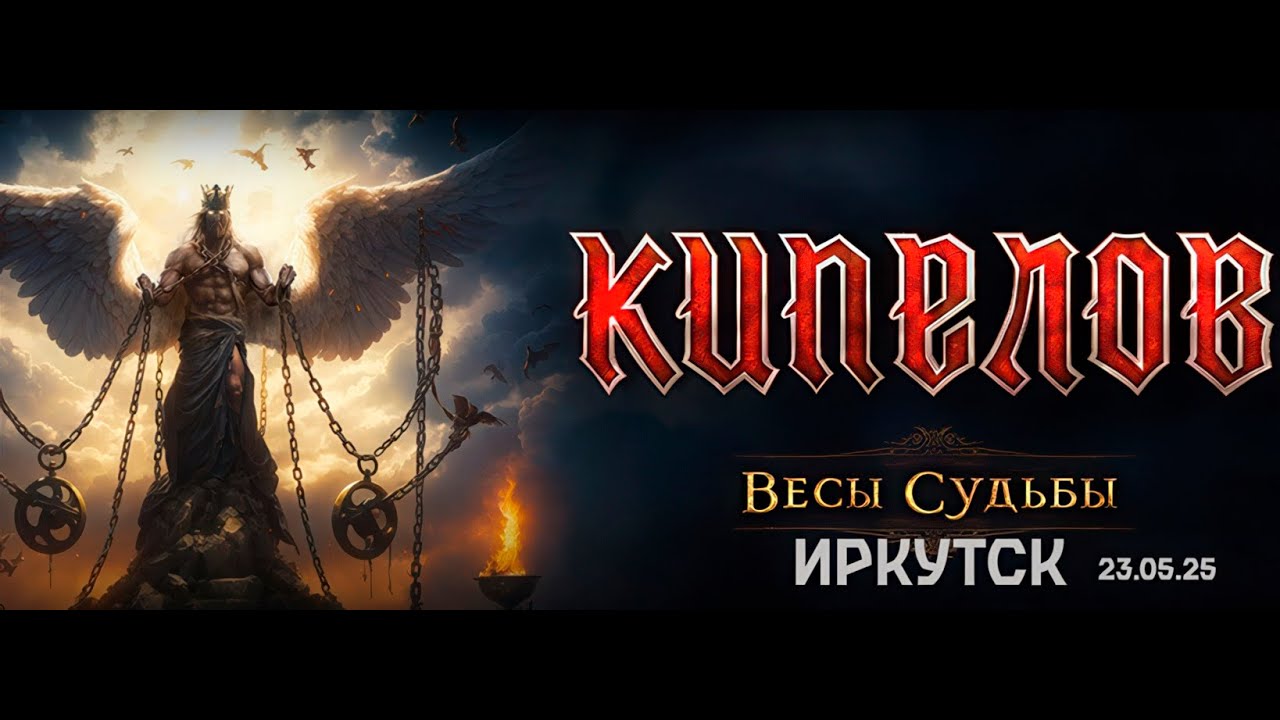 Концерт группы «КИПЕЛОВ» в Иркутске 23.05.2025г. (Весы судьбы).