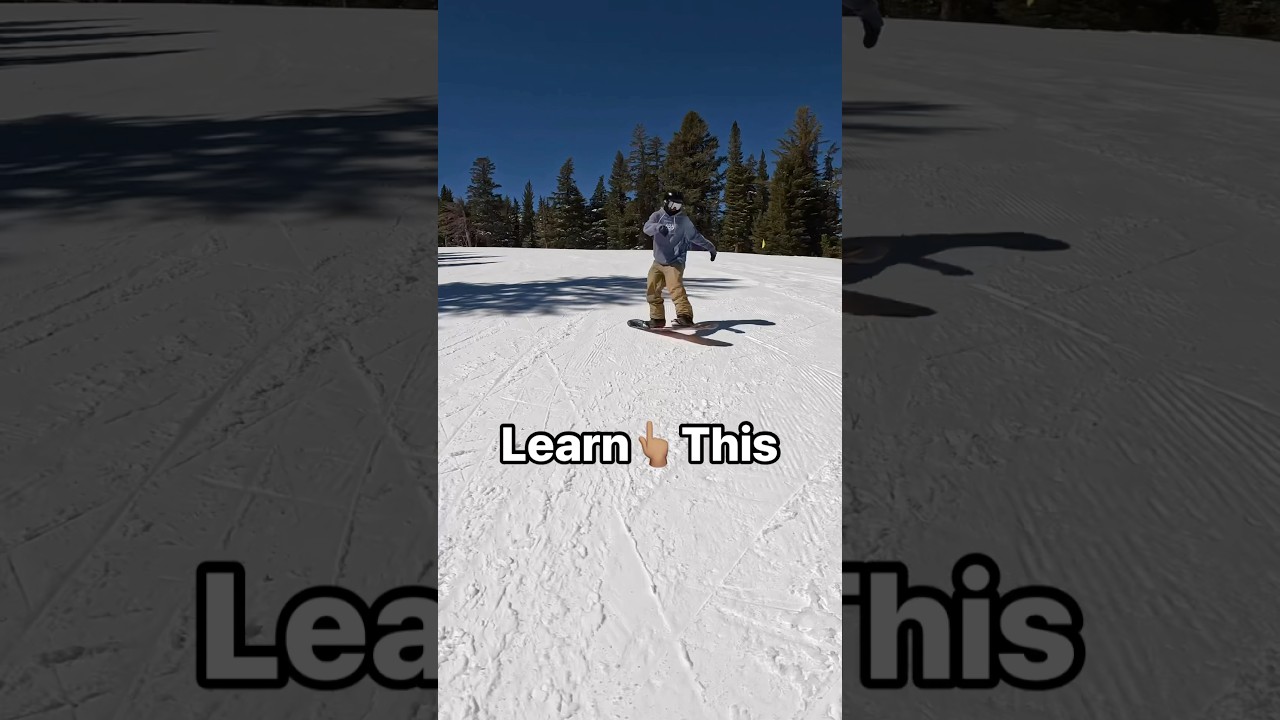 Learning Easy Snowboard Tricks #snowboard #snowboarding #snowboardtrainers #howtosnowboard