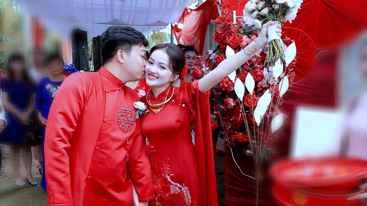 lễ tân hôn QUỐC HƯNG HUỲNH NHƯ cây gòn