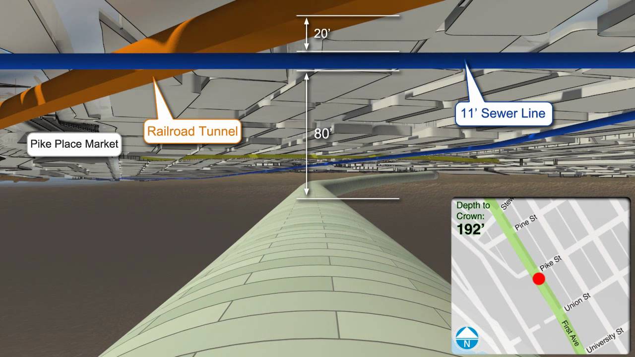 Proposed SR 99 Bored Tunnel  Underground Simulation March 2010