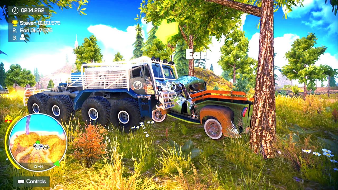 Titan Destroyed Carry Truck In Race | Off The Road Unleashed Nintendo Switch Gameplay HD