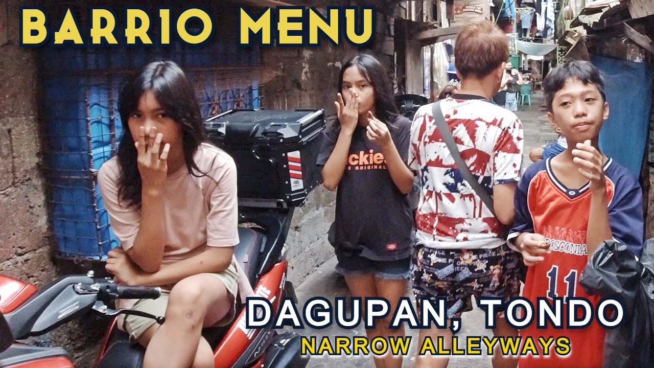NEVER SEEN NARROW ALLEYWAYS | BARRIO MENU | DAGUPAN TONDO MANILA CITY | [4K] 🇵🇭