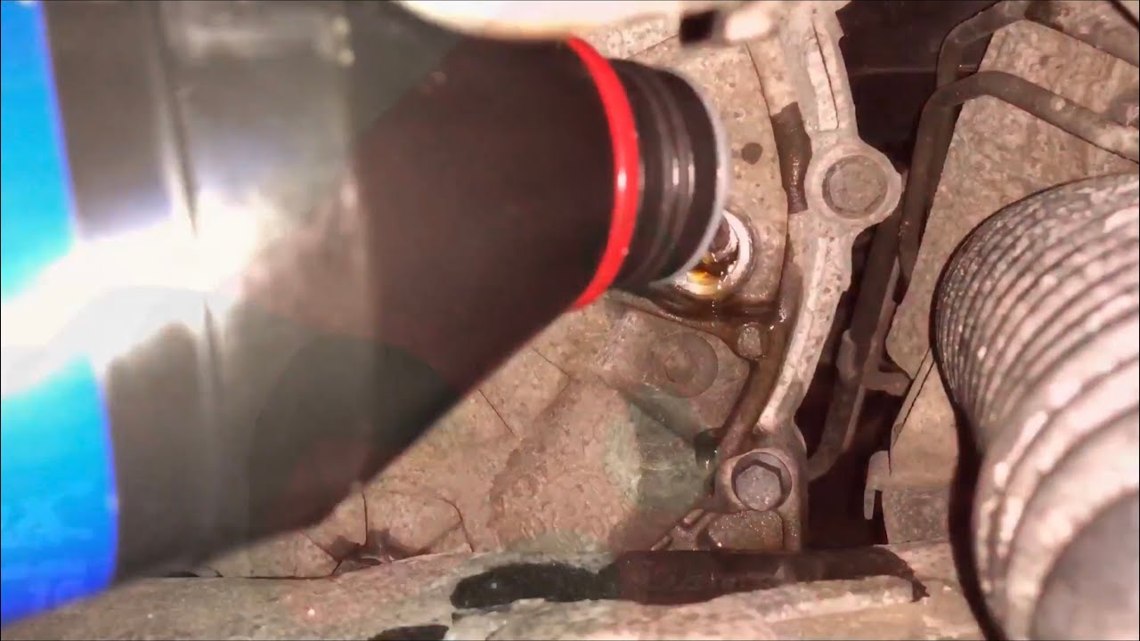 PKW Getriebe Öl Wechsel selber machen Ölwechsel Volvo V70 Getriebeöl tauschen Anleitung