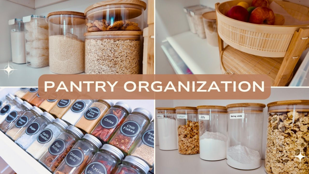 ULTIMATE PANTRY ORGANIZATION💪🏻| HOW TO ORGANIZE YOUR PANTRY | Satisfying Declutter Clean on a Budget