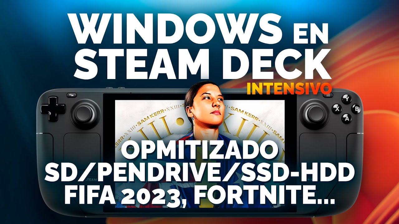 Windows en Steam Deck en medios externos (microSD) - Tutorial Intensivo Definitivo 💎
