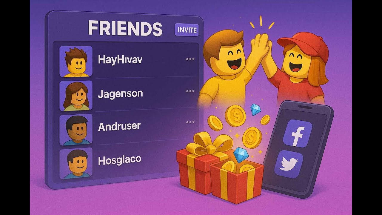 Roblox Invite System: Rewards for Friend Invites | Roblox Script Free