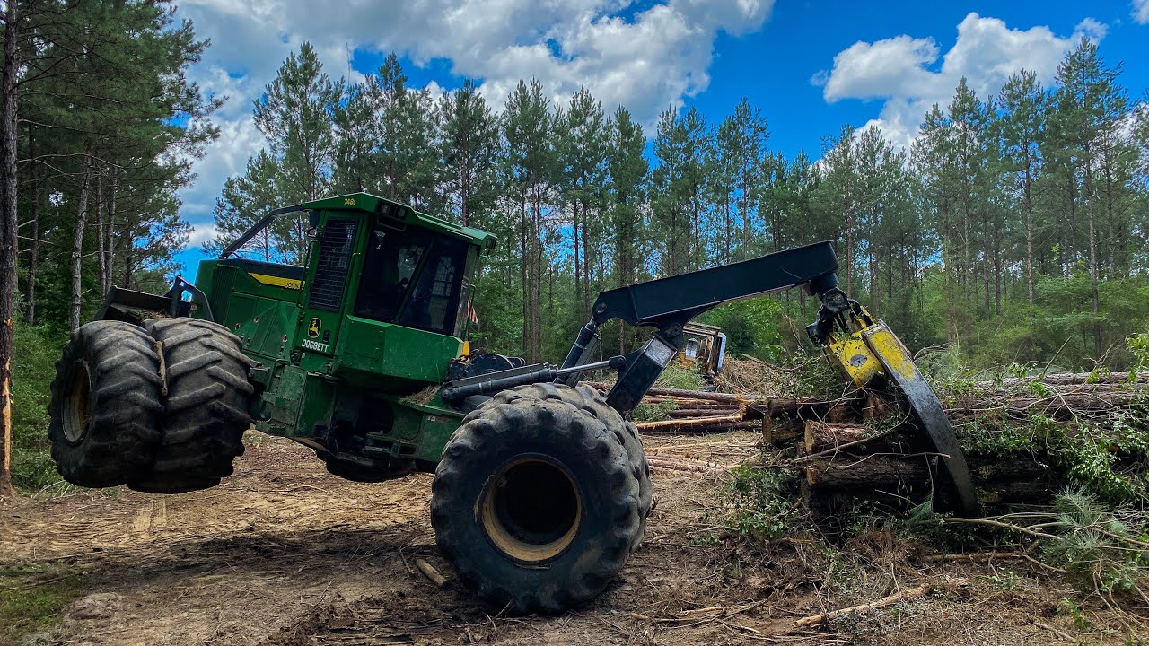 Can The John Deere Skidder Pull This Big Drag?