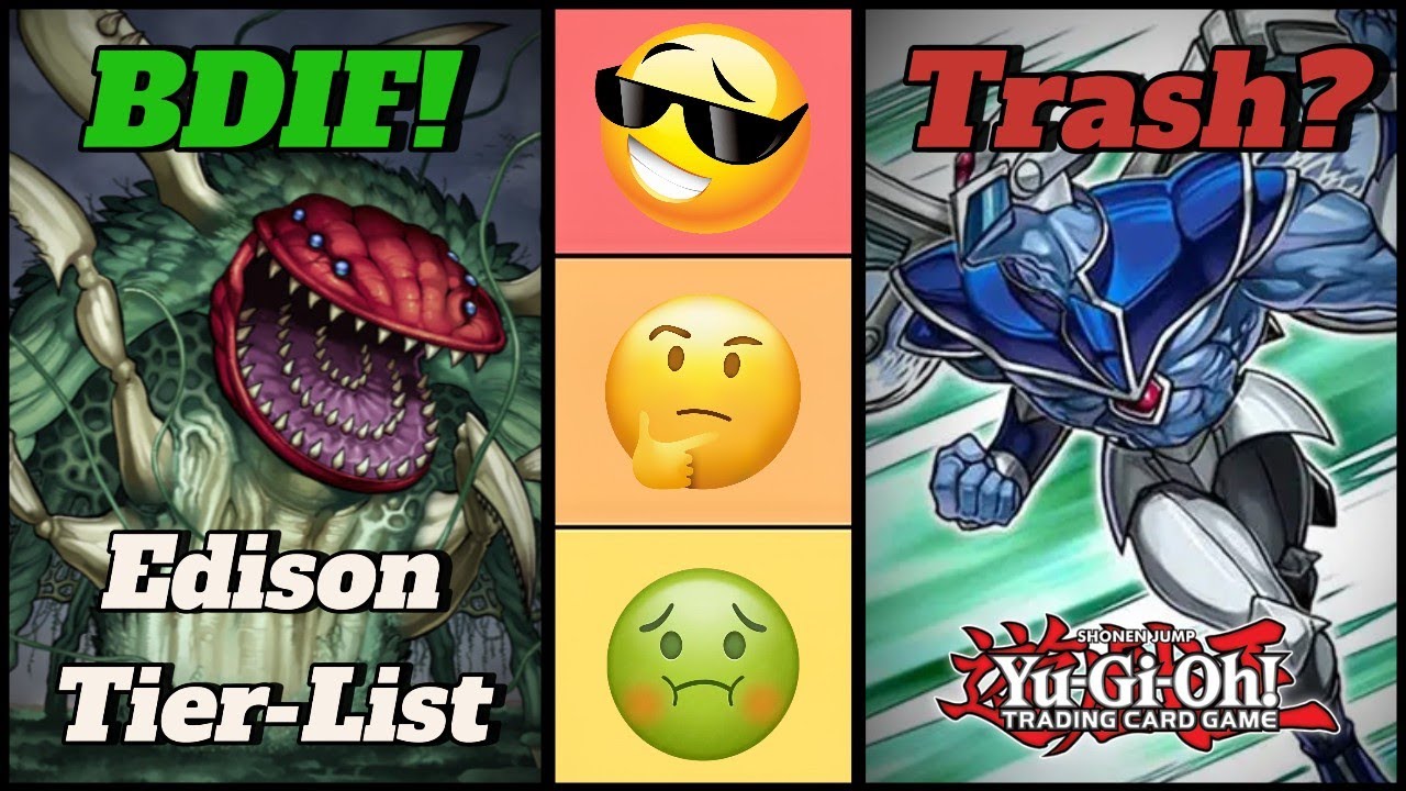 Ranking Edison Decks | Yugioh Edison Format | 2025 Tier List