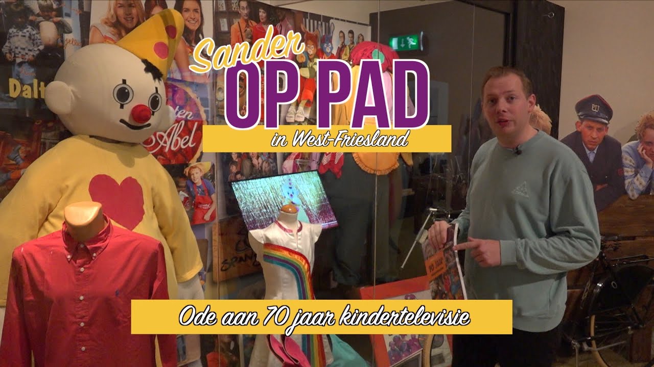 Boek en tentoonstelling '70 jaar Kindertelevisie' door Ydwer Bosma - Sander Op Pad in West-Friesland