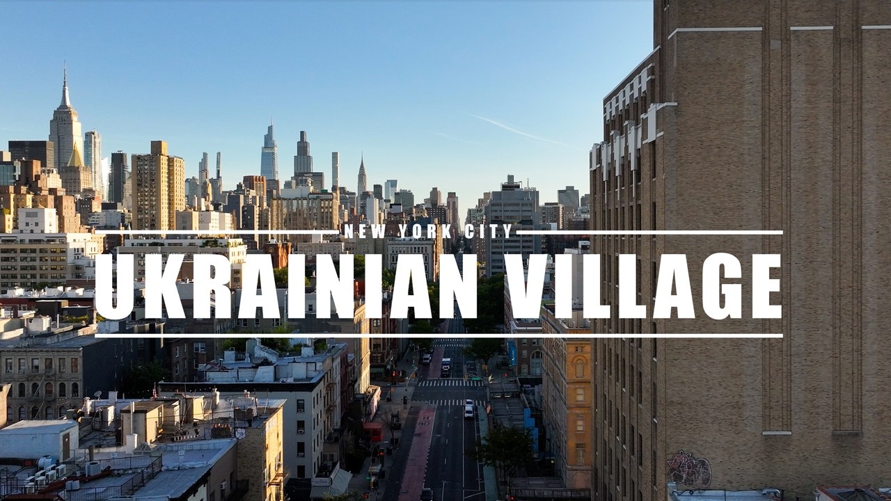 Drone Ukrainian Village - NYC