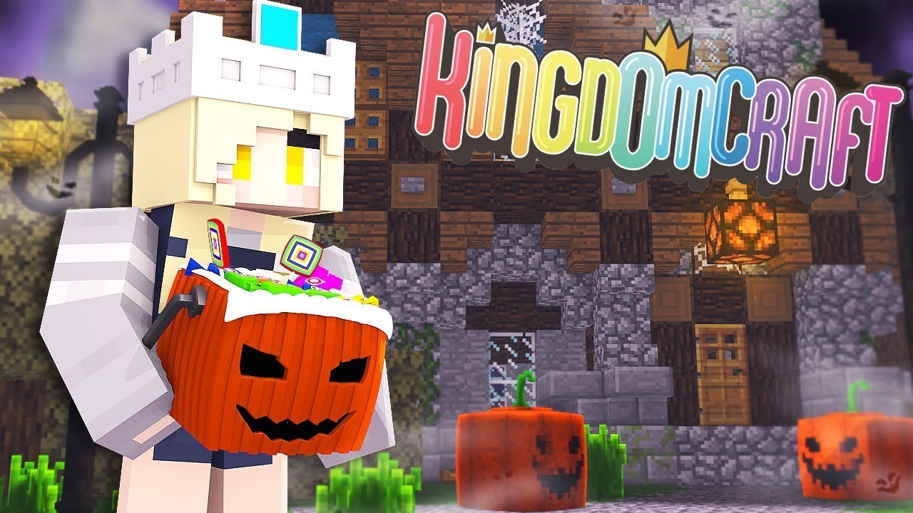 TRICK OR TREATING AT THE HAUNTED MANSION | Kingdom Craft #6